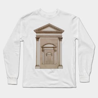 frontispiece architecture facade monument Long Sleeve T-Shirt